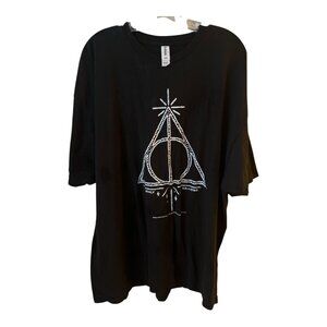 Mystical Symbol Graphic T-Shirt – Black – Tultex XXXL – 26 x 32 – Fan-Inspired D